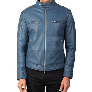 Automne hiver hommes veste en cuir meilleure qualité hommes veste en cuir respirant veste en cuir véritable pour hommes - Product Image 5