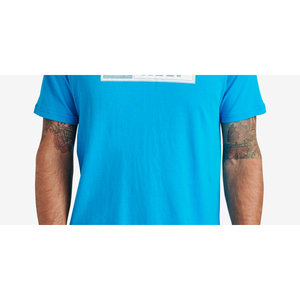 T-shirt Grafica Lucis da Uomo Reef, Taglia XX-Large, 100% Cotone Organico, Tessuto Jersey Blu, Stampa Serigrafica - Product Image 3