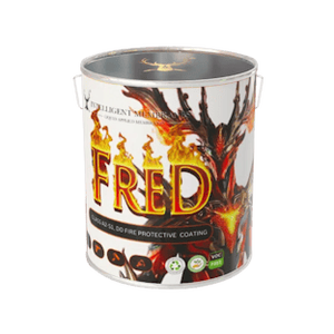 FRED® Rivestimento Intumescente Ignifugo (Bianco) – Barriera Termica Classe A2-s1,d0 per Legno e Schiuma Spruzzata - Product Image 2