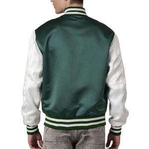 Nouvelle arrivée, veste de survêtement en satin de haute qualité, imperméable, couleur personnalisée, OEM, coupe-vent, extérieur, personnalisée, hiver, pour homme - Product Image 2