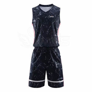 ชุดบาสเก็ตบอลทำจากปากีสถานสำหรับผู้ชายชุดบาสเก็ตบอลผ้า100% โพลีเอสเตอร์แห้งเร็วออกแบบโลโก้และชื่อทีมได้ตามต้องการ - Product Image 1