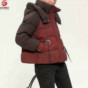 Fashionable Best Selling <b>Women's</b> <b>Short</b> Waterproof Quick Dry Keep Warm Long <b>Sleeve</b> Full Zip Puffer <b>Jacket</b> New Arrival - Product Image 1