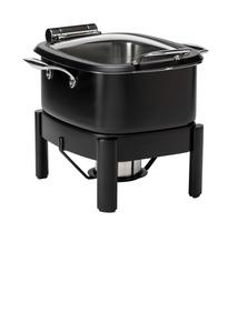 Plat à chafing en acier inoxydable, pot de buffet avec capacité de 9 L, couleur argent, design moderne pour hôtel et fêtes de famille - Product Image 4