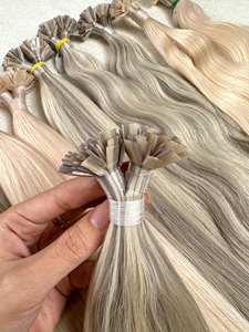 Extensiones de Cabello Remy Virgen con Punta Plana, Doble Trama, Punta de Queratina, Extensiones de Cabello Humano sin Caída, Mercado de Rusia y Europa - Product Image 3