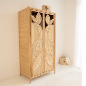 Armarios de Ratán Natural para Sala de Estar, Muebles para el Hogar Más Vendidos, Armario de Mimbre para Niños y Adultos - Product Image 1