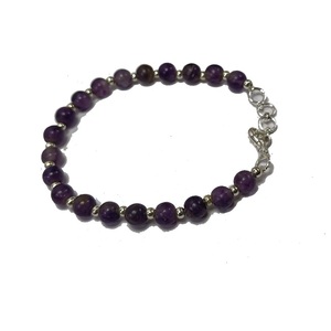 <b>Bracelet</b> <b>Crystal</b> Amethyst Beads Adjustment <b>Bracelet</b> <b>Crystal</b> Gemstone <b>Healing</b> Fashion Jewelry Men and Women Gift EnergyMeditation - Product Image 1
