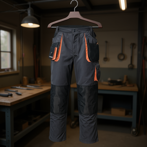 TERRATREND กางเกงขายาวผู้ชายไซส์ 50 สีเทาเข้ม/ดำ/ส้ม พร้อมที่แขวนกางเกงและกระโปรง - Product Image 3