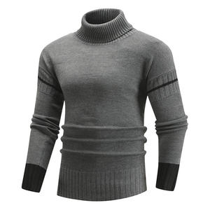 Pull à col roulé pour hommes Pull élégant et chaud Doux Léger À la mode Tendance Élégant Cosy Chandails pour hommes - Product Image 2