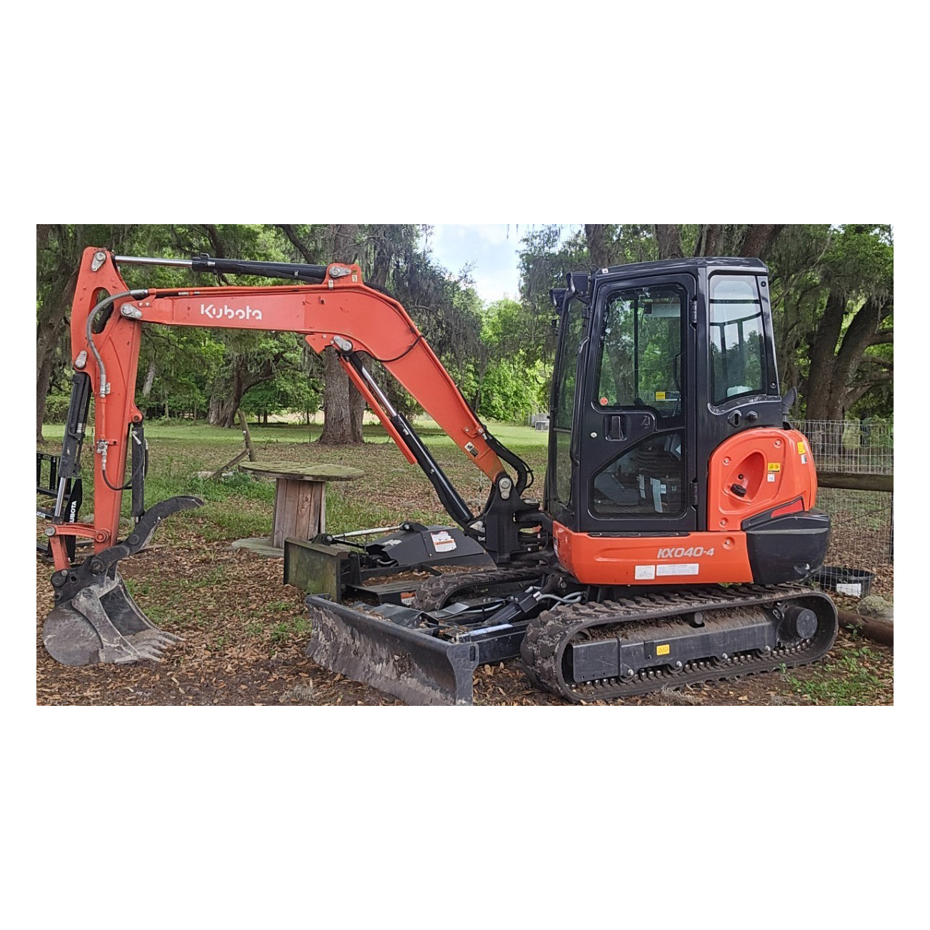Используемая строительная техника Kubota Kx040-4 мини-экскаватор для продажи гусеничного типа экскаватор