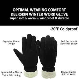 <b>Men</b> Women's Waterproof <b>Thermal</b> Winter <b>Gloves</b> PU Synthetic Leather Casual Quick Dry Eco-Friendly High Quality Wholesale - Product Image 4