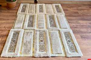 Alfombra Moderna Tejida a Máquina de Cuero Vacuno Hecha en Turquía, Resistente a las Manchas, para Uso Doméstico, Elegantes Juegos de Alfombras - Product Image 3