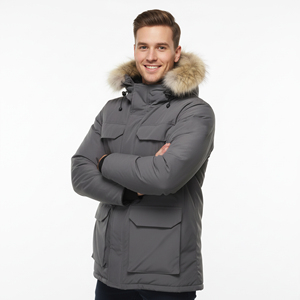 Veste matelassée à capuche pour homme, style streetwear, personnalisée, 2025, en toile, imperméable, coupe-vent, respirante, décontractée, rembourrage matelassé pour l'hiver - Product Image 5