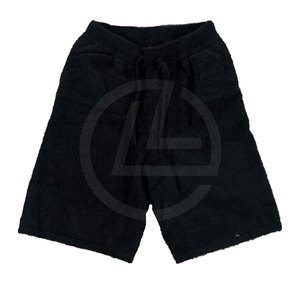 Pantalones cortos de mohair Premium para hombre con ajuste holgado y elegante silueta Mohair Blend Knit Shorts para hombres - Product Image 1