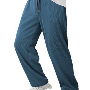 Pantalones Anchos de Hip Hop de Verano con Cintura Elástica, Logotipo Personalizado, Felpa Francesa Transpirable de Secado Rápido, Ecológicos, de Nailon/Algodón con Patrón 3D - Product Image 2