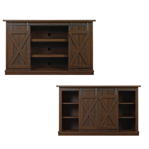 Mueble de soporte de TV de madera maciza con puerta corredera muebles de sala de estar diseño antiguo moderno producto de Venta caliente de buena calidad - Product Image 4