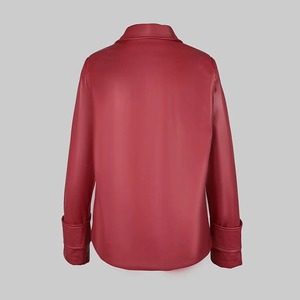 Manteau d'hiver pour femmes avec veste en cuir de style explosion Nouvelles dames Short Denim Lapel Outwear Fashion Trend Tops - Product Image 3