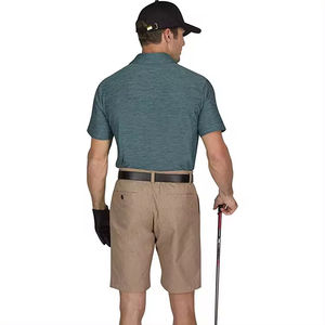 Logo personnalisé de haute qualité respirant grande taille hommes pour polos prix premium avec coupe confortable - Product Image 4