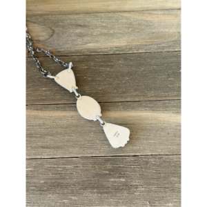 Spiny Oyster <b>Shell</b> & Sterling Silver Lariat Necklace-Gift for Her - Product Image 5