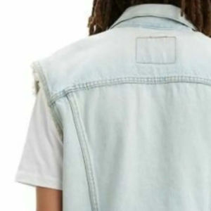 Dernière couleur en cuir de vachette véritable Biker Vest Fashion Sleeveless Riding Motor Jacket pour l'hiver - Product Image 2