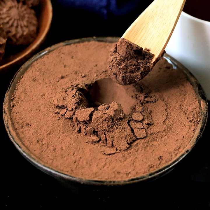 Black Alkalized Cocoa- Extra Dark, Strong Flavor, Excellent for Cookies, Brownies, and Chocolate-Based Beverages