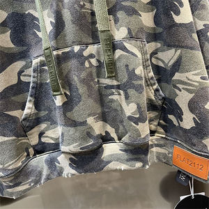 เสื้อฮู้ดแบบสวมหัวทรงโอเวอร์ไซซ์เสื้อฮู้ดซับในและถักแขนปกติสีสันสดใส - Product Image 5