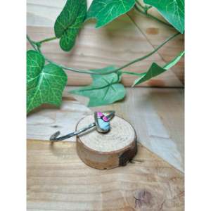 Navajo Handmade Cotton Candy Turquoise & Sterling <b>Silver</b> Fashion <b>Cuff</b> <b>Bracelet</b> - Product Image 2