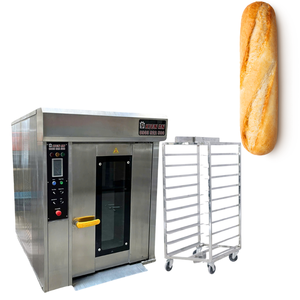 Four rotatif à 8 plateaux de taille de plateau de l'équipement 460X720 de boulangerie de longévité élevée avec des plateaux de cuisson de chariot d'Altuntop pour le fabricant de four - Product Image 1