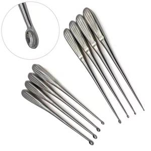 Cureta para Fusión Espinal Recta de 11 Pulgadas, Acero Inoxidable, Reutilizable, Instrumento Quirúrgico Ortopédico de Largo Alcance para Desbridamiento de Columna Vertebral - Product Image 6