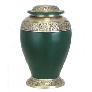 Urne funéraire élégante en métal bleu sarcelle avec motif papillon, urne commémorative verte pour cendres d'adultes, vente en gros d'urnes funéraires. - Product Image 6