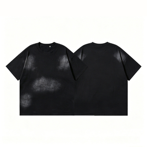 Y2K Aesthetic Men's Oversized <b>T</b>-<b>Shirt</b> 100% Premium Cotton Bold Letter Graphic Acid Wash Streetwear Vibe Multiple sizes available - Product Image 2