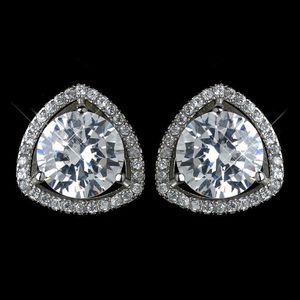 Trendy Brilliant Cut Moissanite Diamond <b>Earring</b> With 925 Sterling Silver IGI Certified Party Wear American Diamond - Product Image 2
