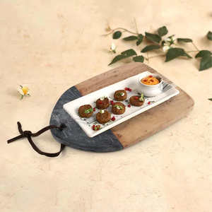 Tabla de cortar de mármol de la mejor calidad al por mayor de aspecto moderno para hoteles de cocina con diseño y tamaño personalizados - Product Image 6