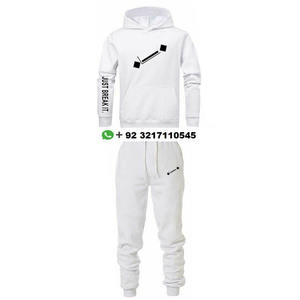 ชุดกีฬามีฮู้ดผ้าฟลีซสีพื้นแบบลำลองแนวสตรีทแวร์ระบายอากาศได้ดีเป็นมิตรต่อสิ่งแวดล้อมออกแบบได้ตามต้องการ - Product Image 3