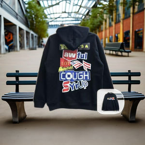 Sudaderas con Capucha de Invierno y Otoño 100% Algodón, Corte Holgado, Felpa, Estampado Digital, Antiencogimiento, Estampado Gráfico, Alta Calidad para Hombre - Product Image 1