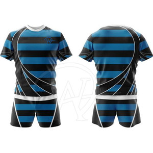 Concevez Votre Propre Logo Demi Manches Rugby Uniforme Vente Chaude Confortable Unisexe Rugby Uniforme - Product Image 2