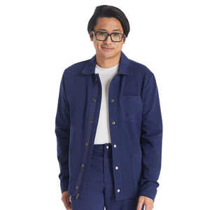 Veste de travail pour hommes, uniforme médical professionnel, vêtements de travail pour hôpital, tissu doux, manches longues, OEM ODM, directement de l'usine - Product Image 1