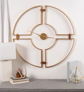 Modern <b>Wall</b> <b>Clock</b> High Quality Laser Cutting <b>Wall</b> <b>Clock</b> Handcrafted Wholesale Price New Trendy Home Use <b>Wall</b> <b>Clock</b> - Product Image 1