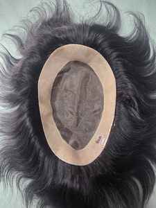 วิกผมและทูเป้สำหรับผู้ชาย Taz Hair Indian Remy Hair แบบฐานโมโน - เนื้อผ้านุ่ม น้ำหนักเบา เป็นมิตรกับสิ่งแวดล้อม - Product Image 2