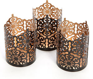 Trending Custom Black Gold Metal Votive <b>Candle</b> Holders Most Selling <b>Glass</b> <b>Candle</b> <b>Jars</b> Lanterns for Weddings Home Decorative - Product Image 1
