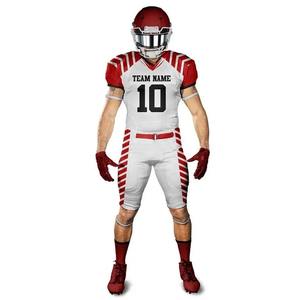 Uniforme de fútbol americano, camisetas de nuevo diseño transpirables, personalizables, de talla grande, servicio OEM para hombres - Product Image 5