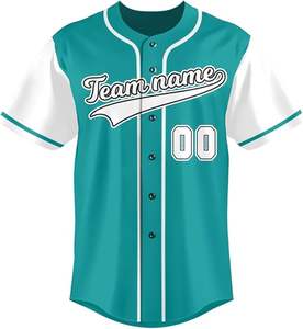 Maillot de baseball et de softball personnalisé pour adultes, avec nom et logo, respirant, absorbant l'humidité, vêtements de sport pour joueurs et fans - Product Image 5