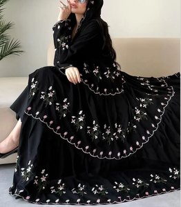 <b>Women</b> Formal Party Wear <b>Abaya</b> Design Stylish Long <b>Abaya</b> with Elegant Embroidery and Fancy Detailing 2026 New Eid <b>Abaya</b> Design - Product Image 3