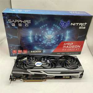 Carte graphique Radeon RX 6800 XT 16 Go GDDR6 OC pour jeux vidéo Carte graphique SAPPHIRE RX6800 Gaming X Trio 16G - Product Image 1