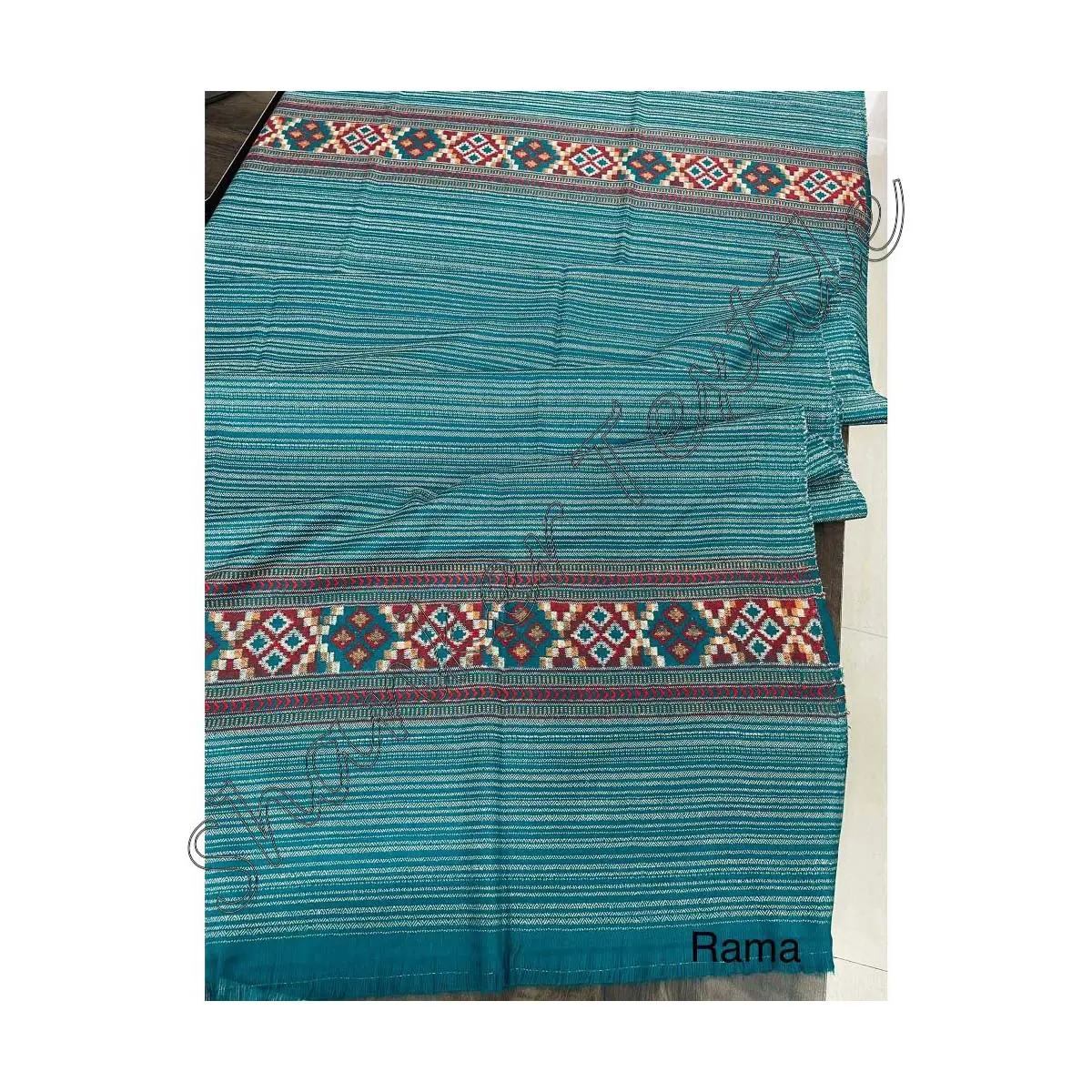 Wonderful Shawls Daffodil Wool Stripes Scarf Kullu Shawls For Women Wear Wool Stripes Shawls Scarves Made In India
