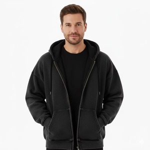 Sudadera con capucha de peso pesado lavado ácido vintage personalizado | 100% algodón | Proveedor mayorista - Product Image 3