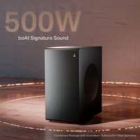 Barre de son BoAt Aavante Prime 5.1 canaux 500W 4 haut-parleurs avec prise en charge E-ARC 5.3