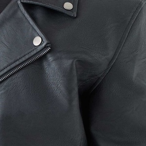 Chaqueta de cuero de motorista para hombre de alta calidad, cuello levantado, mejor diseño, fabricante, precio con descuento, venta al por mayor de Pakistán - Product Image 6