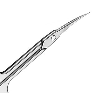 Tijeras de Manicura Extra Finas para Cejas, Tijeras Curvas de Acero Inoxidable para el Cuidado de las Uñas, Cuidado Preciso de las Uñas, Belleza - Product Image 6