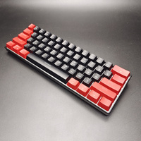 OEM HXSJ V900 Clavier USB filaire à 61 touches 60% Axe bleu Mini clavier mécanique de jeu compact Offre Spéciale les jeux de bureau Utilisation Nouvelle LED