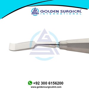 Vente en gros d'ascenseur Tudor Edwards Manche creux de 12mm de large, Instruments de chirurgie thoracique de longueur totale 175mm - Product Image 3